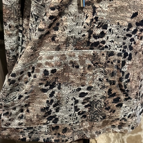 Ruby Rd must haves black brown tan cream white sweater loose neck NWT Small​ - Picture 13 of 14